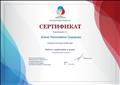 Сертификат корпоративного университета Общероссийской общественно-государственной детско-юношеской организации "Российское движение школьников". Успешно освоила онлайн-курс "Работа с родителями" (в количестве 4 часов, 04 апреля 2019 года). Сертификат корпоративного университета Общероссийской общественно-государственной детско-юношеской организации "Российское движение школьников". Успешно освоила онлайн-курс "Работа с родителями" (в количестве 4 часов, 04 апреля 2019 года).